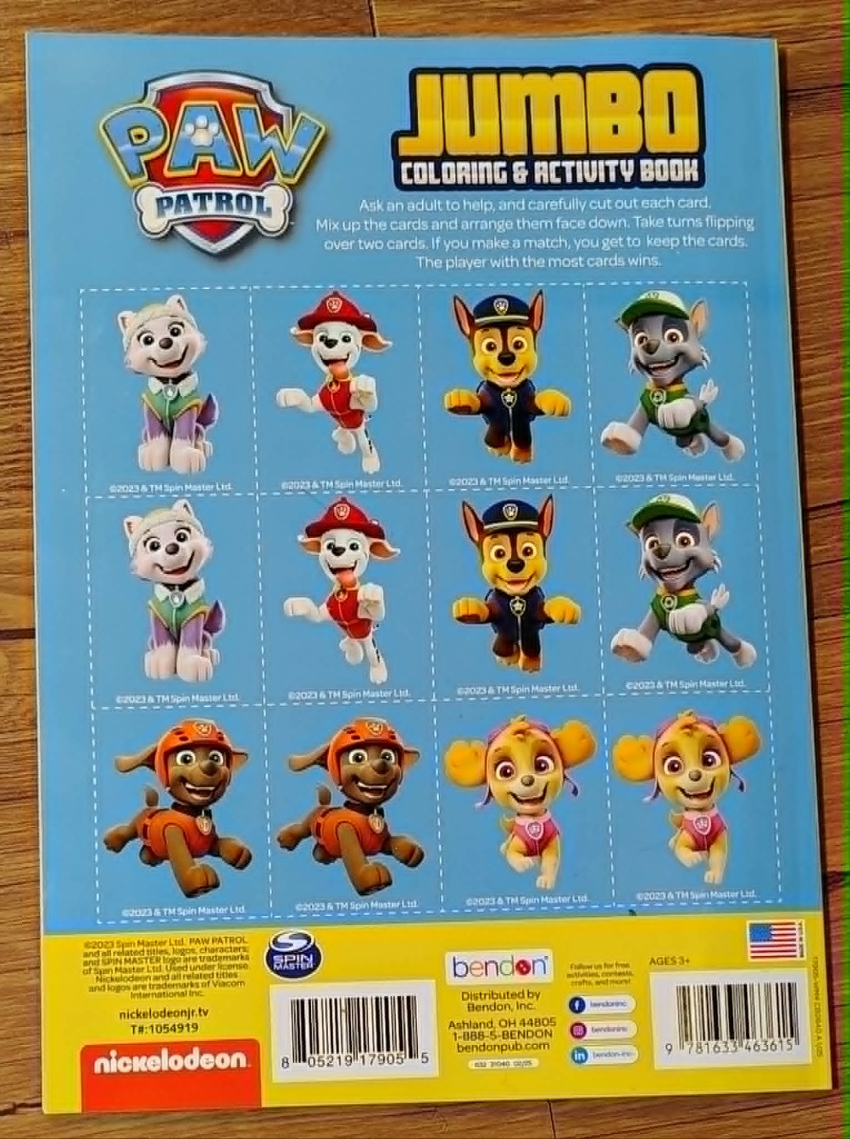 PAW PATROL Jumbo Coloring Book Born To Fly Paperback, New