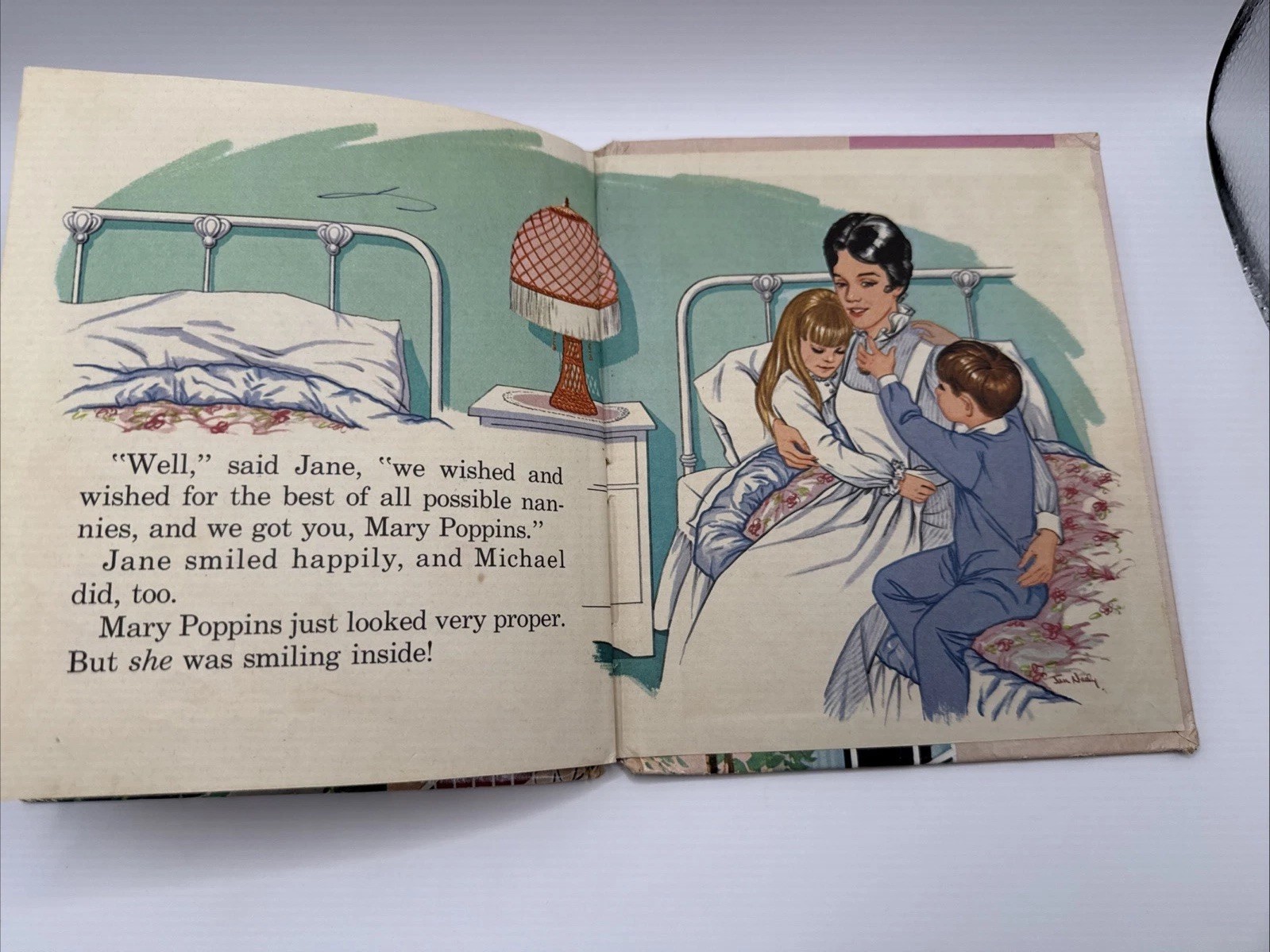 Vtg 1964 Mary Poppins Whitman Top Tales Hardcover Book Walt Disney Authorized