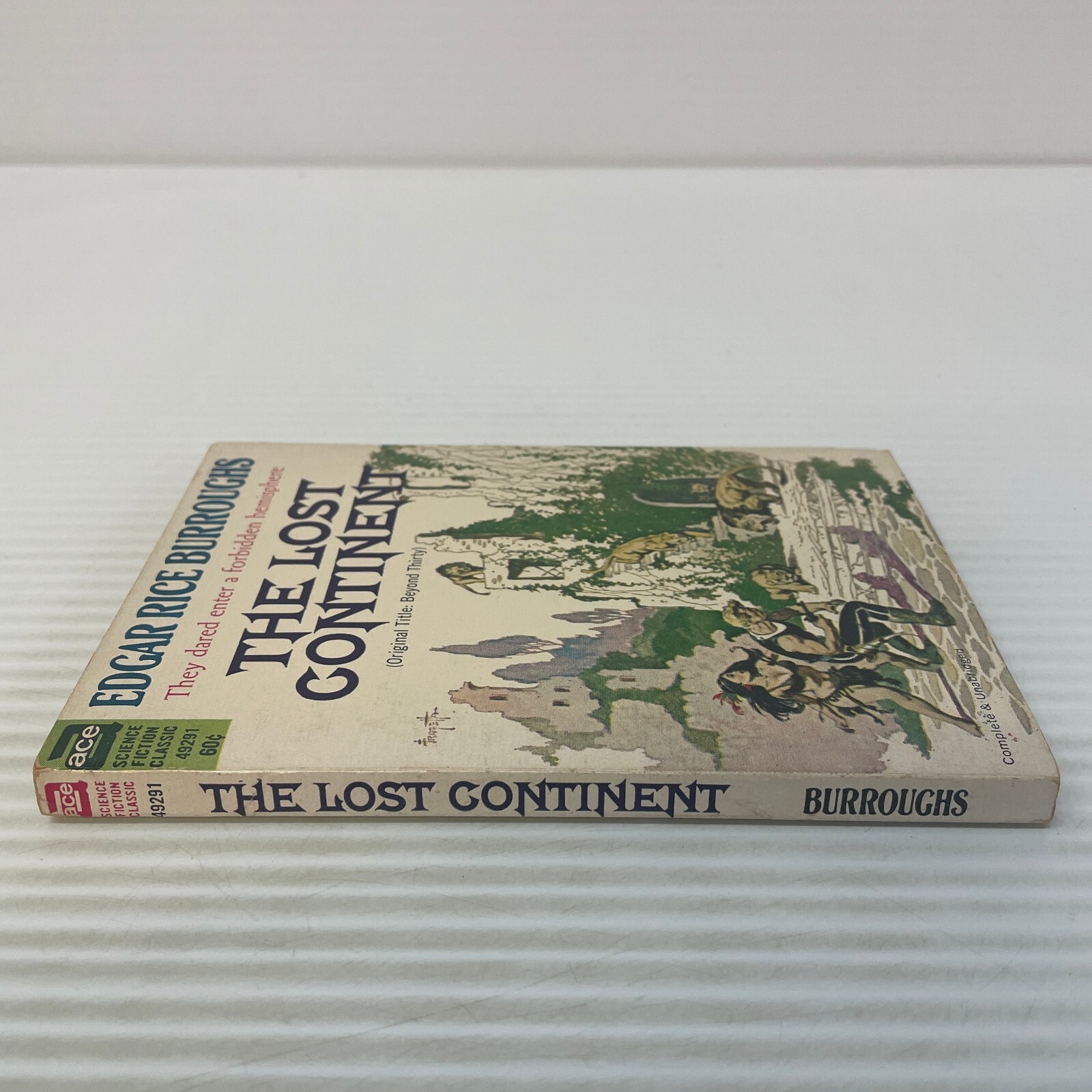 The Lost Continent Science Fiction Paperback Book by Edgar Rice Burroughs 1972