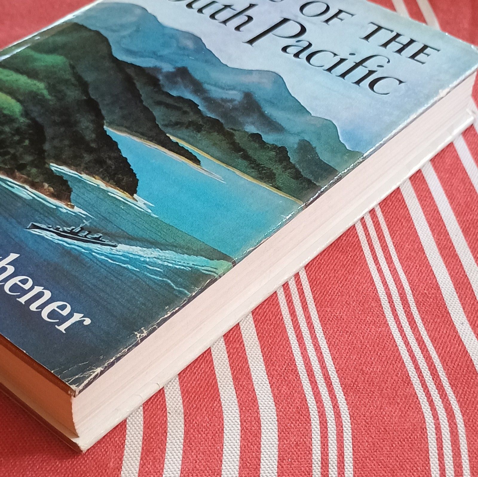 James A. Michener Tales of the South Pacific HCDJ Macmillan 1947 1st BCE