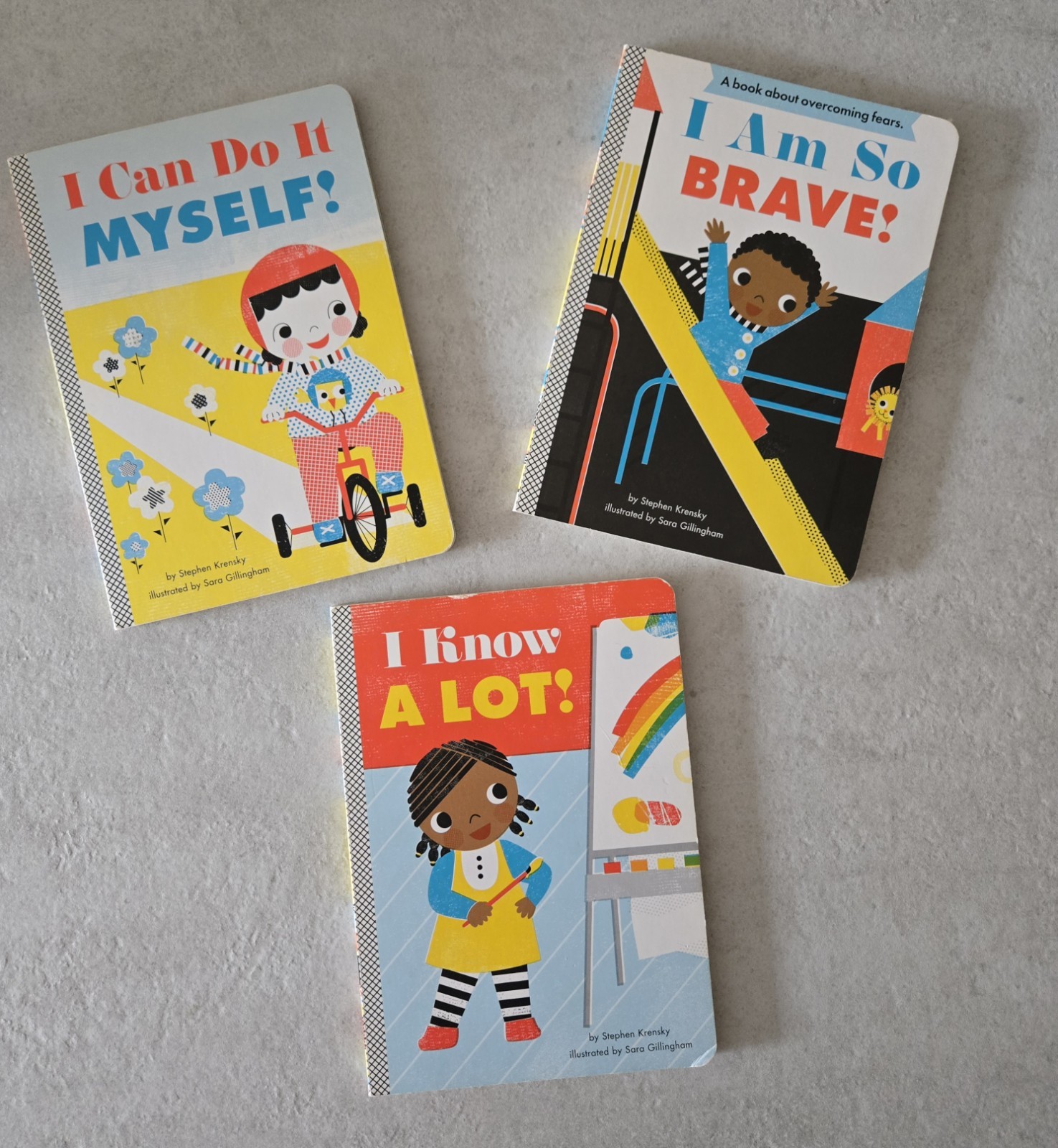 Set Of 3 Empowerment Books by Stephen Krensky (2012, Children’s Board Books)
