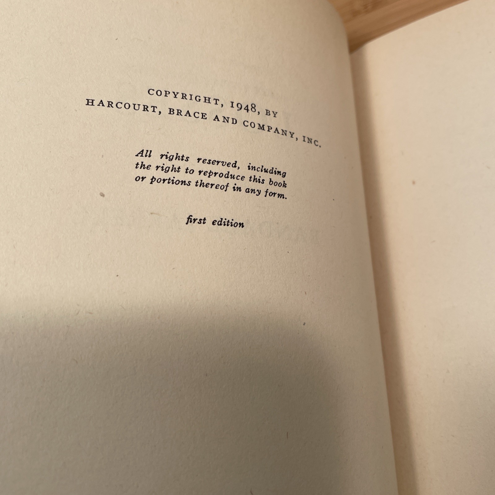 Randall Jarrell LOSSES Harcourt, Brace 1948 1st Edition