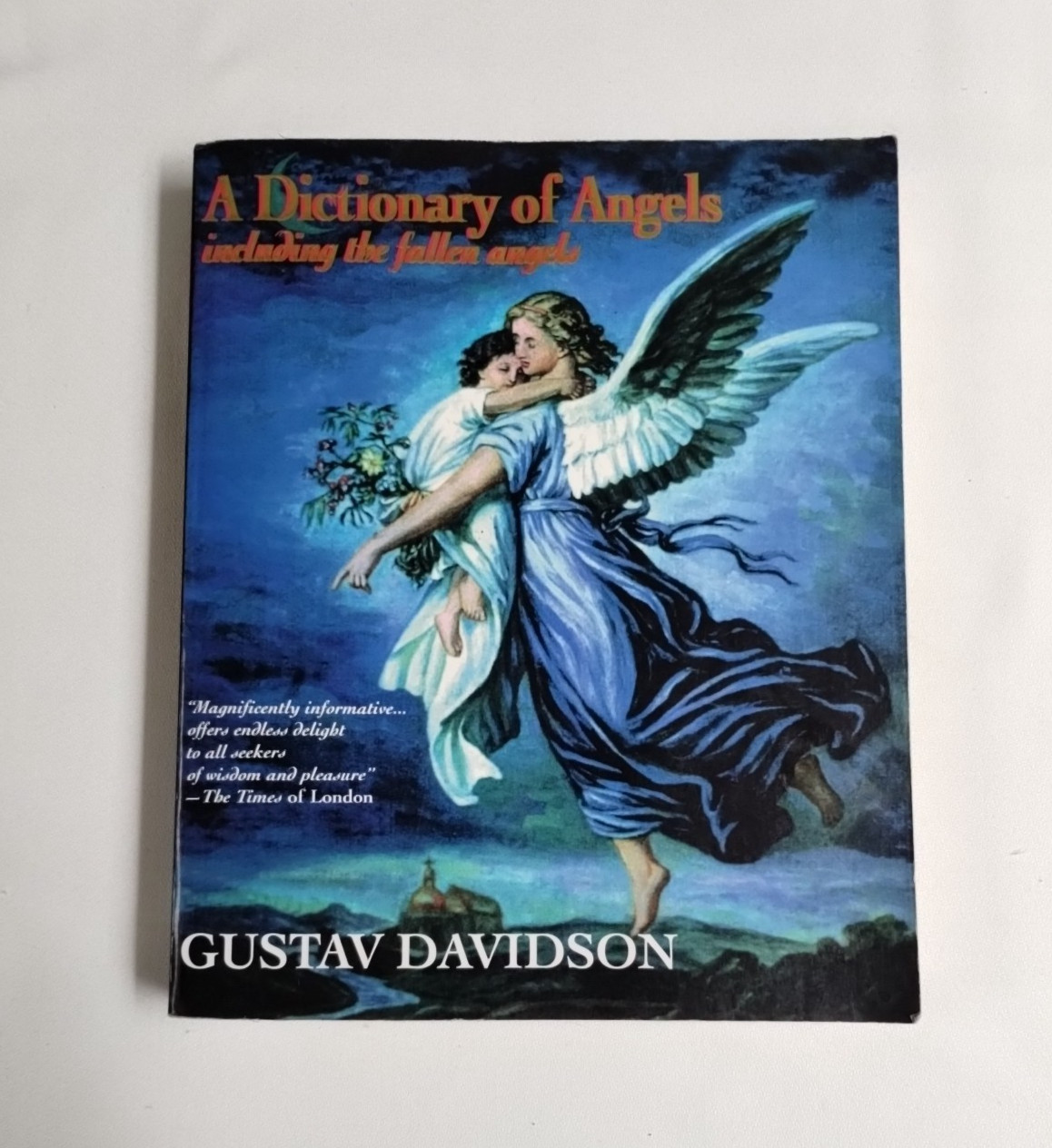 Dictionary Of Angels by Gustav Davidson 1971 Paperback First Free Press Edition