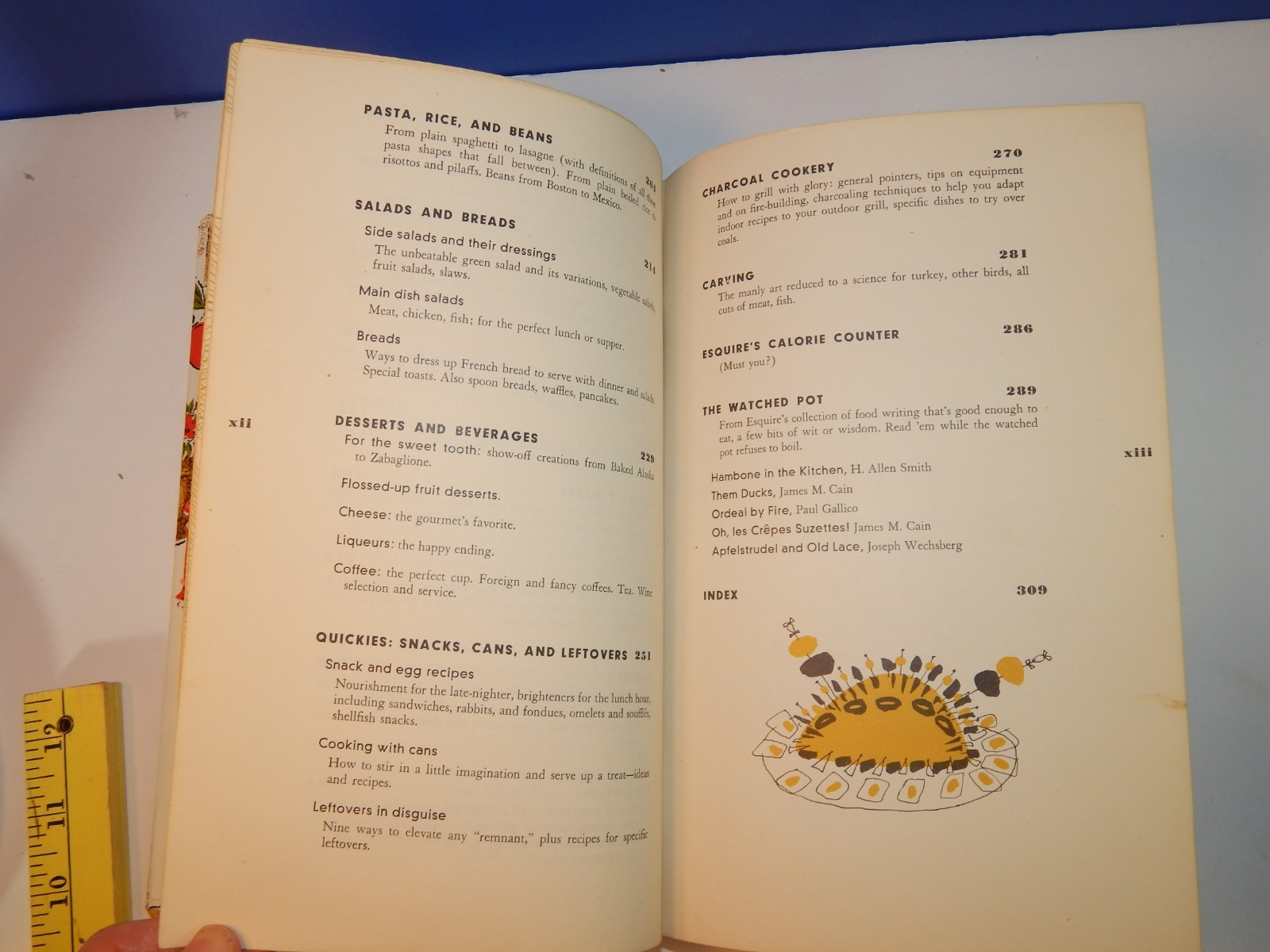 Esquire Cookbook Book, by Editors of Esquire Magazine, 1955 Hardcover, Vintage