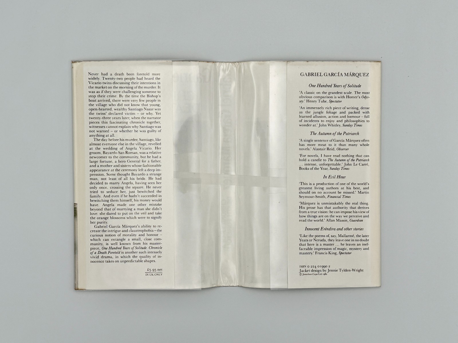 Gabriel García Márquez – Chronicle of a Death Foretold – First Edition 1982