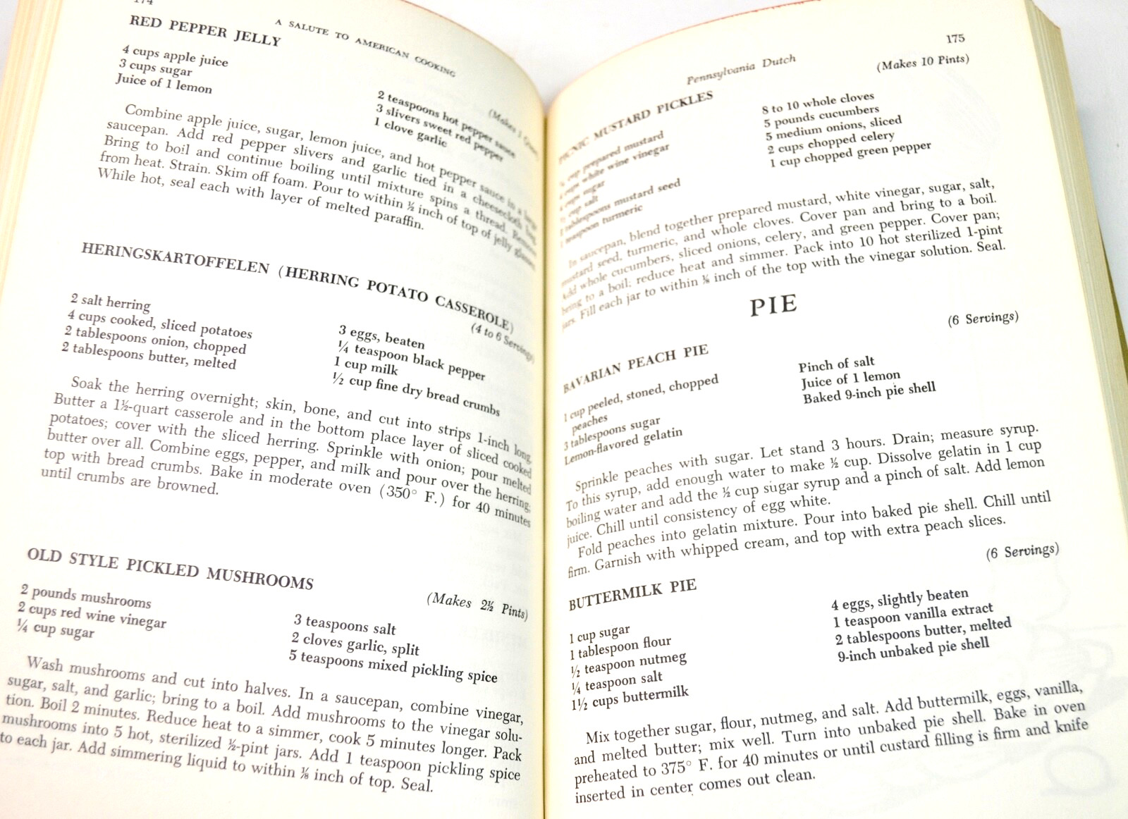Vtg 1968 HC Cookbook A Salute to American Cooking Longstreet Regional Recipes