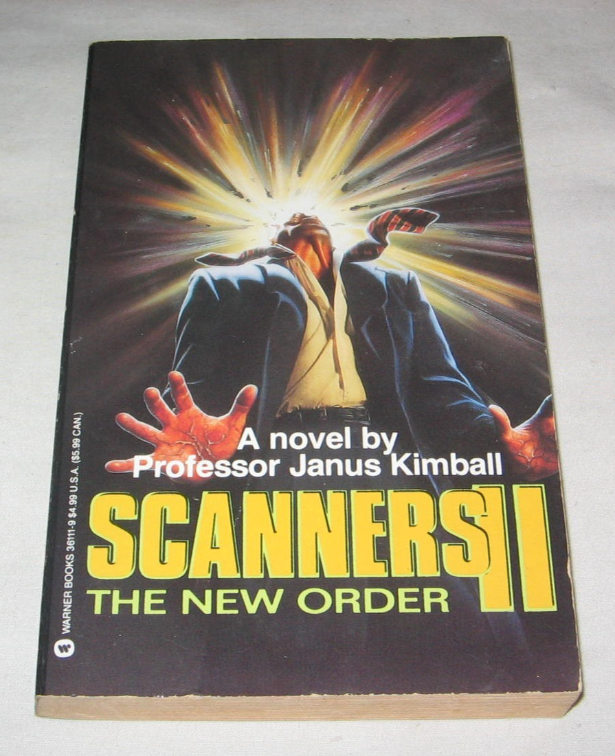 Scanners 2 : The New Order – Professor Janus Kimball 1991 Paperback 1st/1st VG+