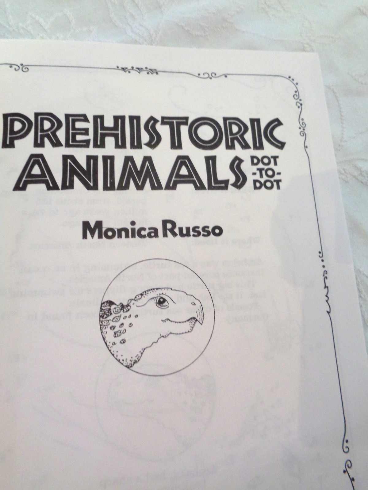Great Book of Prehistoric Animal Dot to Dot For Adults-340 Pages!