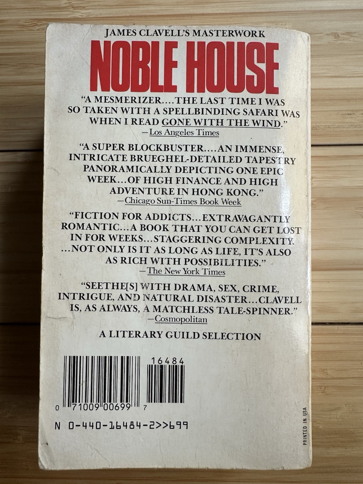 James Clavell : TAI-PAN & Noble House & WHIRLWIND (1986, Paperback) LOT OF 3