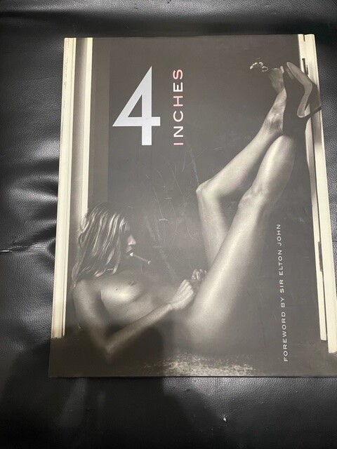 4 Inches by Sir Elton John (Signed) & Foreword Jimmy Choo Very Rare