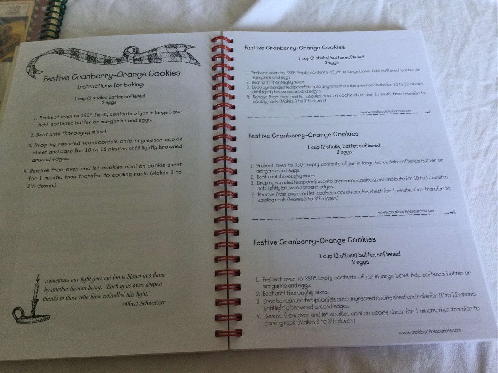 2 Spiral-bound Books: Gifts From a Jar Cookies Muffins Gifts for the Cookie Jar