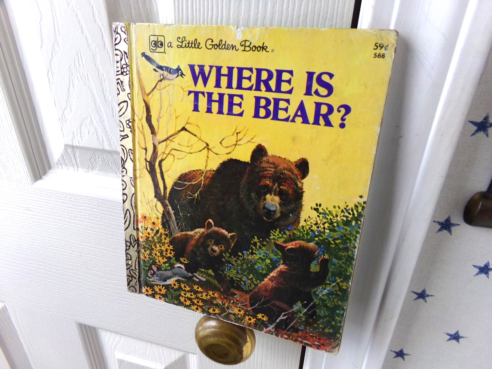 Where is the Bear? Betty Hubka Crawford Vtg A Little Golden Book 1978 1967 568