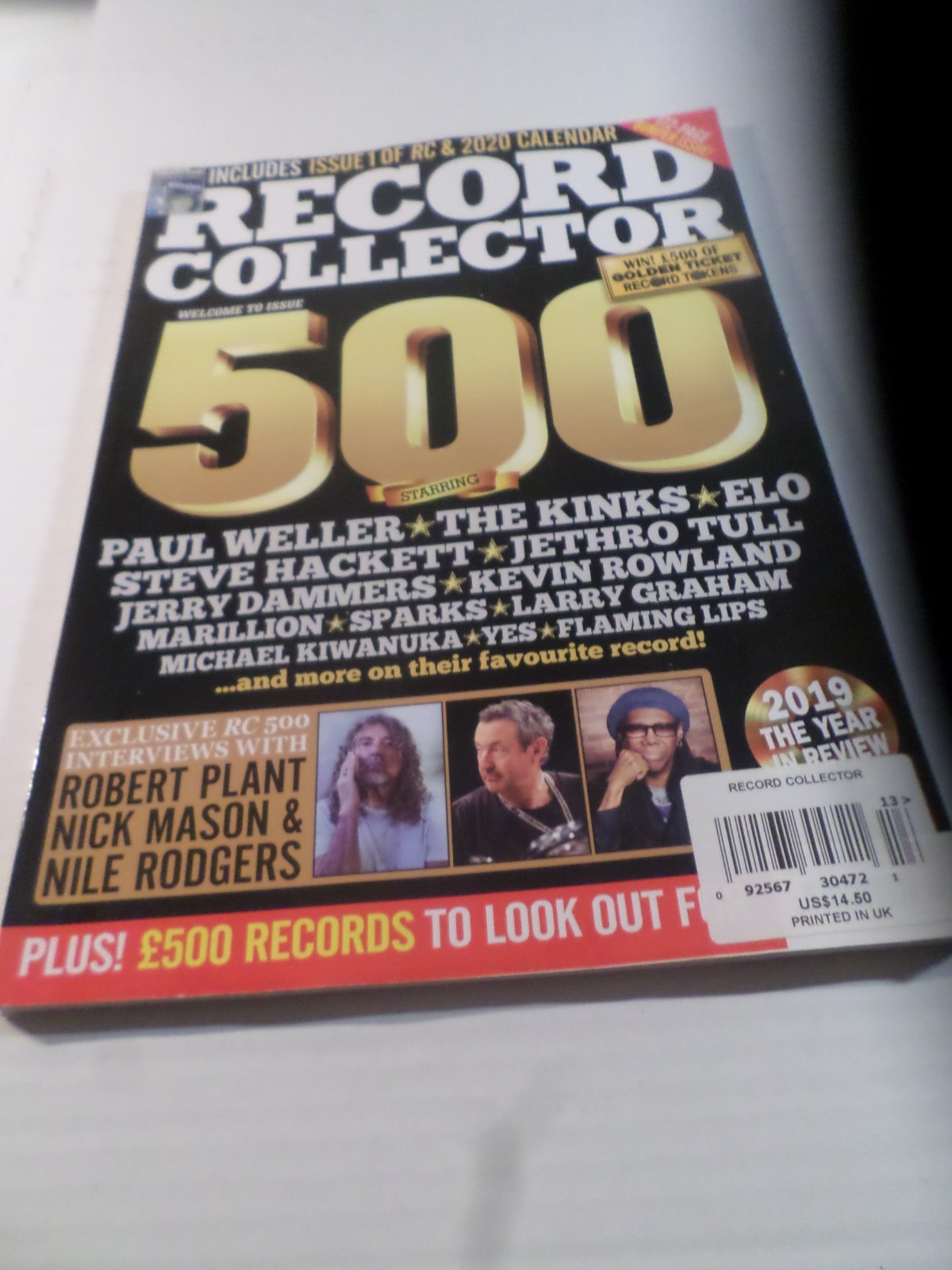 Lot of 4 Record Collector Magazine: 514 – 481 – 487 – 500
