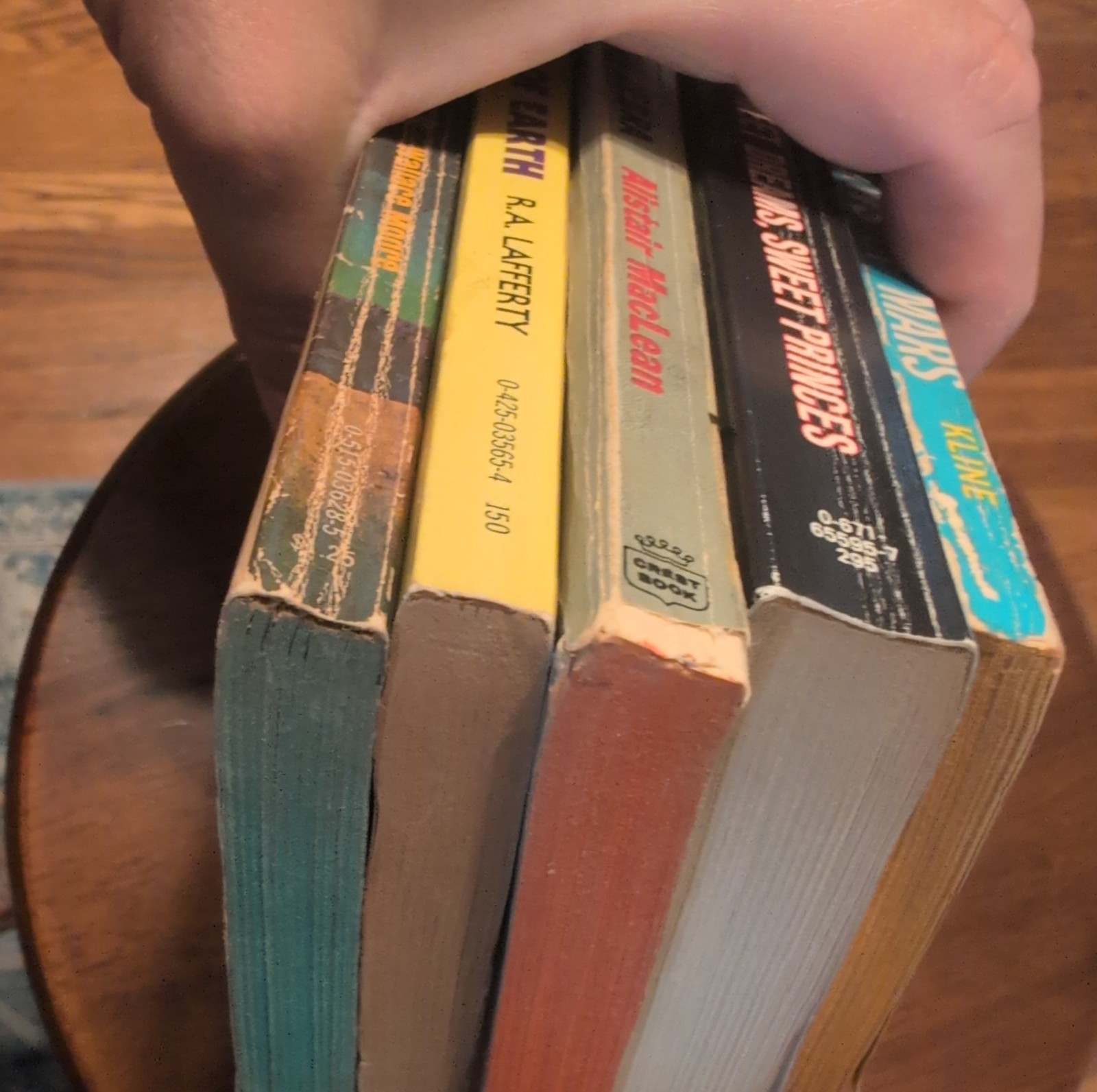 Bargain Book Lot 5 Sci-Fi Paperbacks for $20 Vintage Good Condition