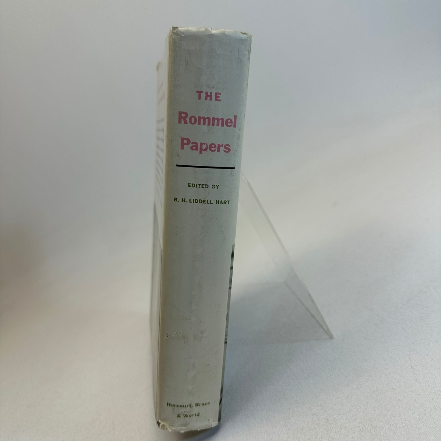 The Rommel Papers Liddell Hart 1953 WWII Military History Harcourt Brace