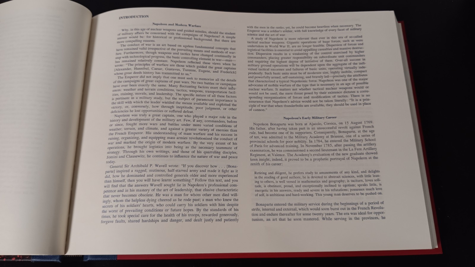 A Military History And Atlas Of The Napoleonic Wars – Vintage 1968 Hardcover