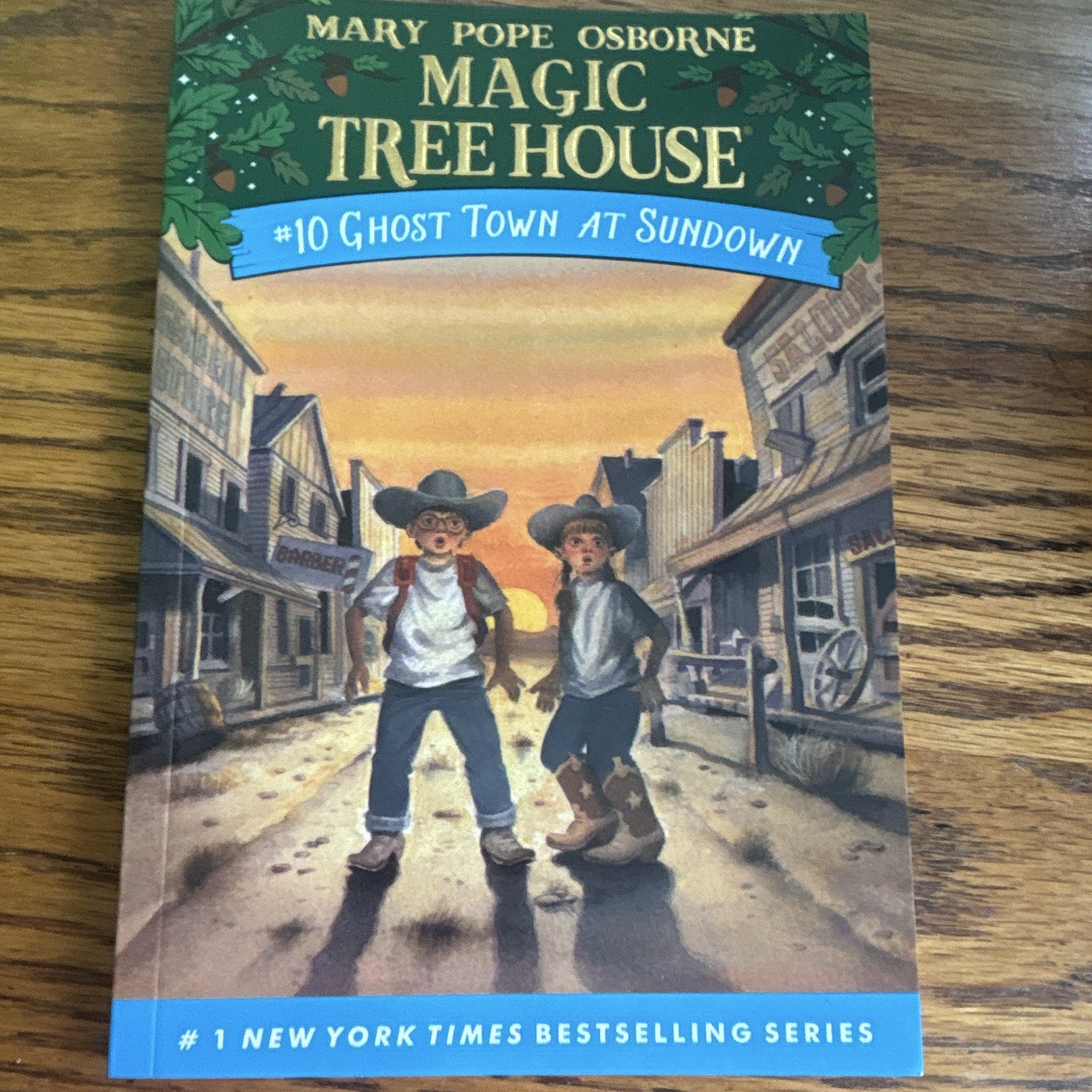 Mary Pope Osborne Magic Tree House #10 Ghost Town at Sundown PB 1997 Illus