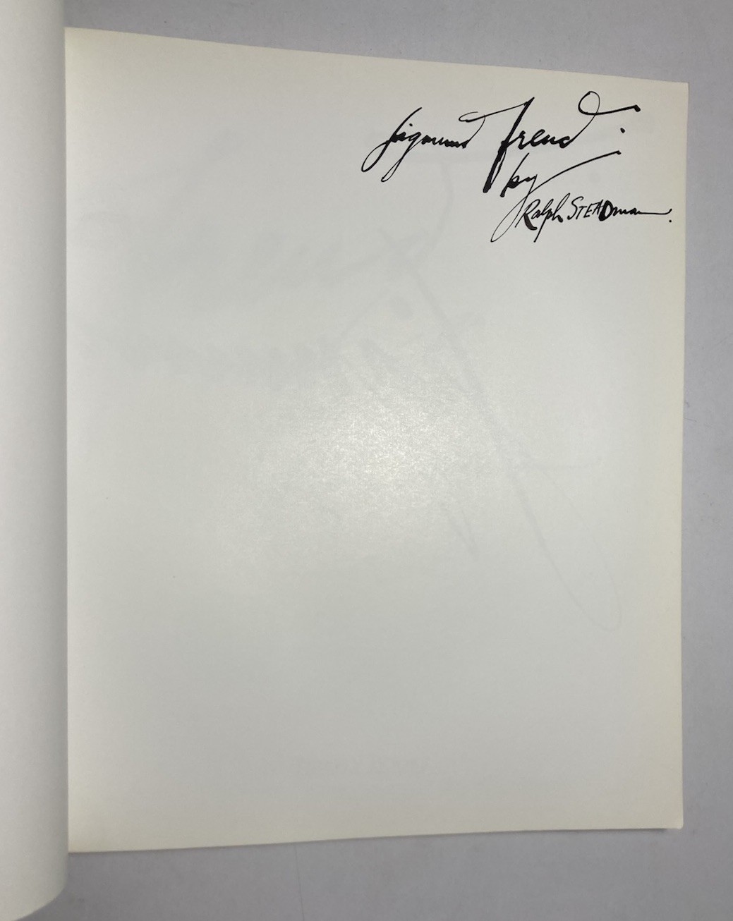 RALPH STEADMAN “Sigmund Freud” 1997 Trade Paperback Firefly Books New Edition