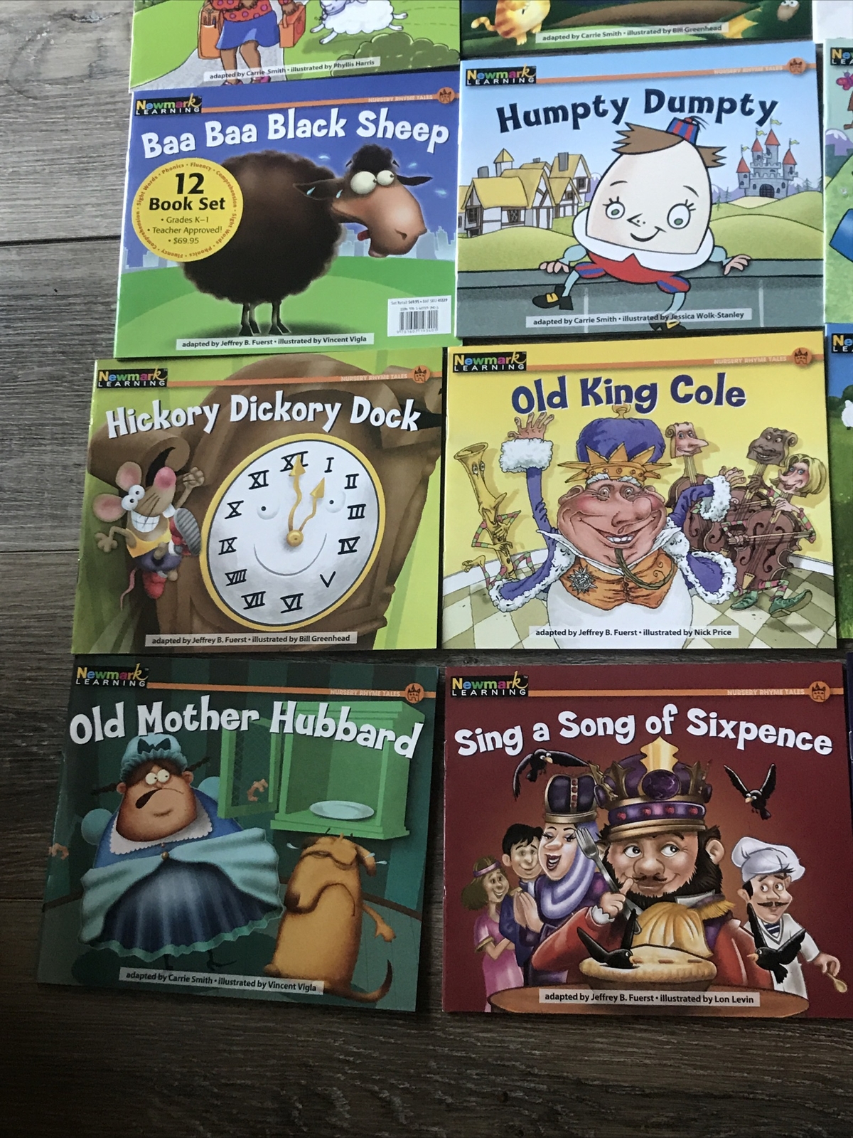 12 Newmark Learning Rising Readers Leveled Books Nursery Rhyme Tales