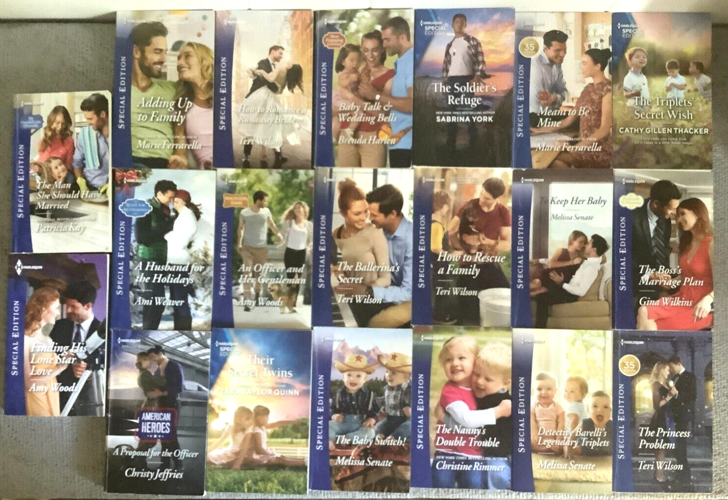 Harlequin Special Edition Books Lot of 20 Very Good Condition A4 Good Shape