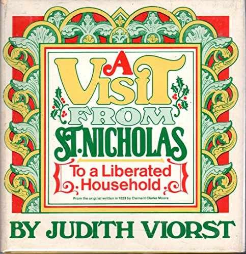 A Visit from St. Nicholas to a – Hardcover, by Judith Viorst – Acceptable c