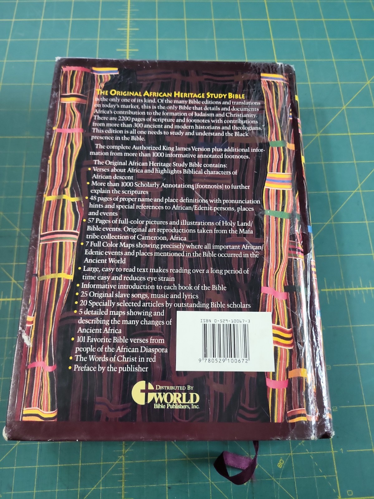 Original African Heritage Study Bible – 1993 1998 KJV Hardcover – Winston World
