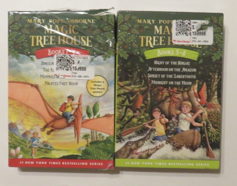 Magic Tree House Boxed Set: Books 1-4 & 5-8, Mary Pope Osborne Paperback 8 Books