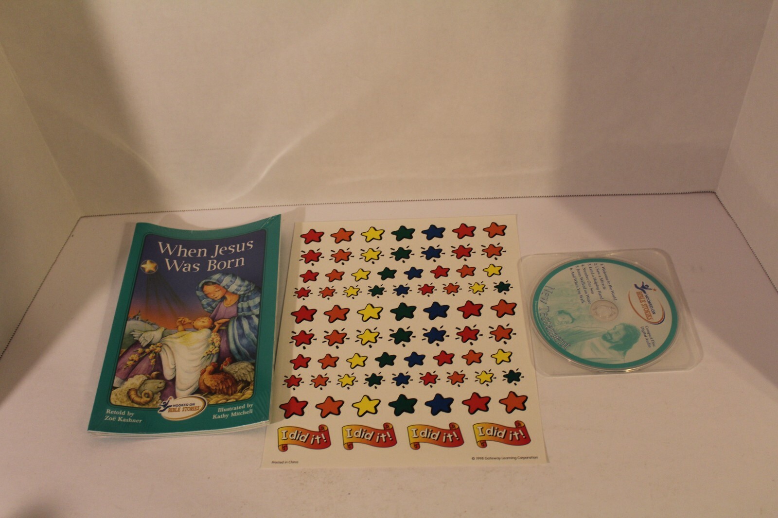 Hooked on Bible Stories NT Stories by LLC HOP (2006, Mixed Media) Open Box