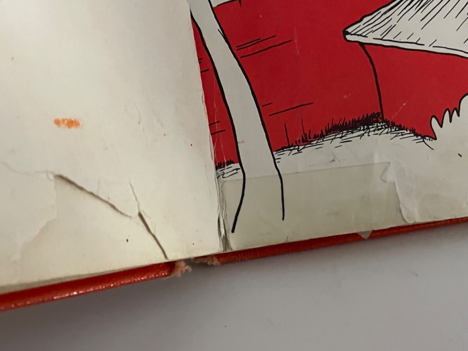 If I Ran The Circus Dr. Suess 1956 1st Ed. Ex Library Book Orange Cover Vtg RARE