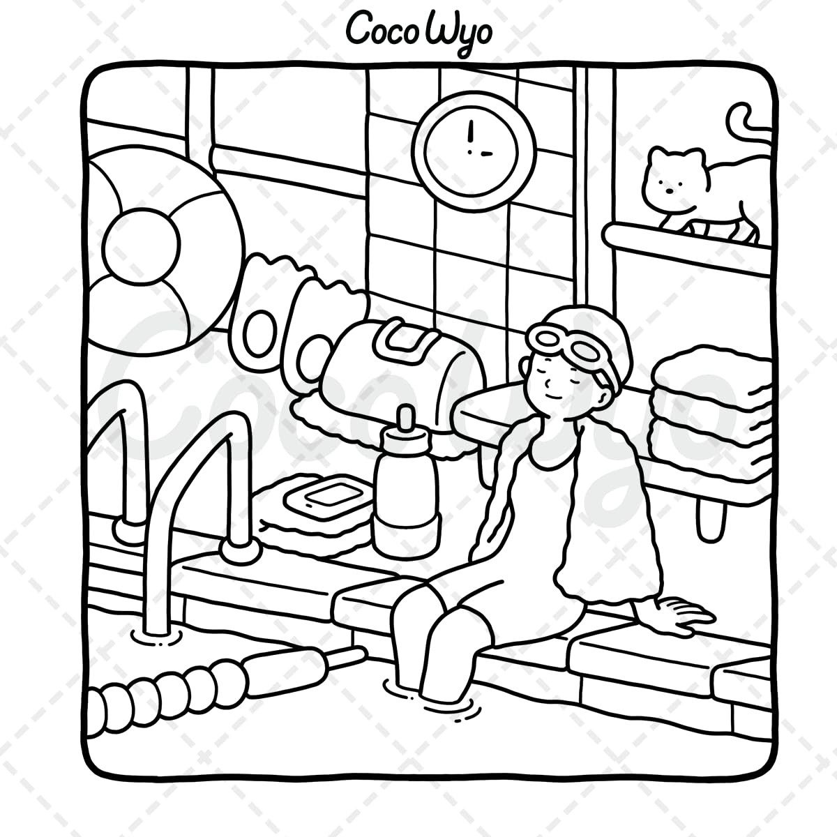 Girl Moments Vol 2 Coloring Book for Adults and Teens Featuring Cute Cozy Daily