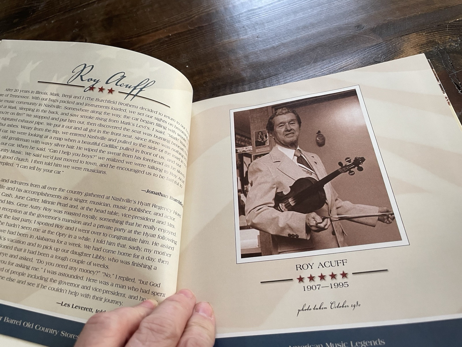 American Music Legends Hardback Book 9” X 9” 159 Pages