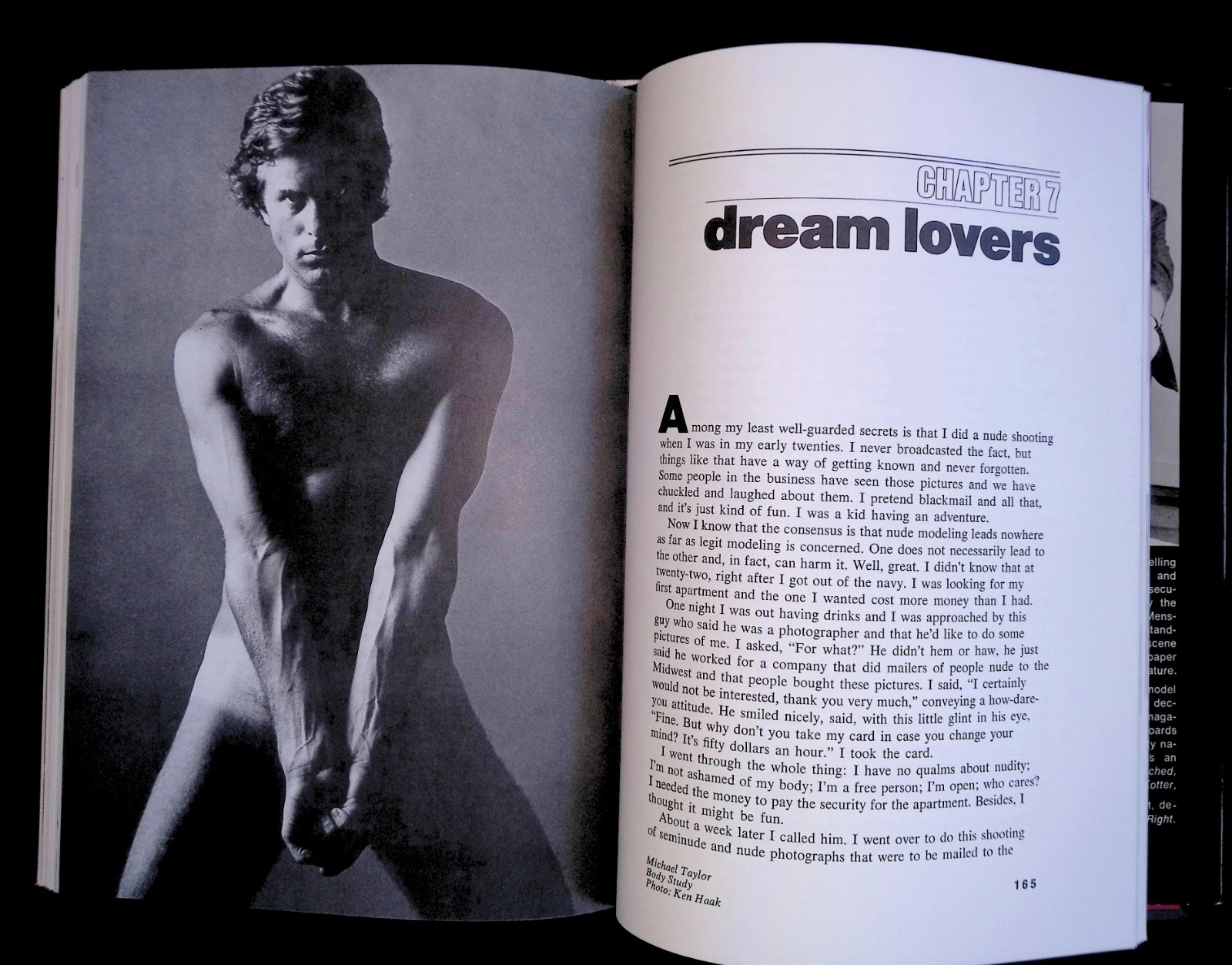 Male Model : The World Behind the Camera by Charles Hix & Michael Taylor 1979