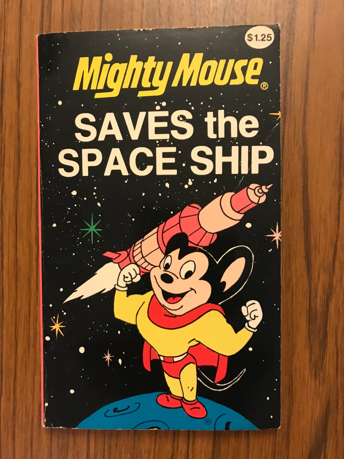 MIGHTY MOUSE Saves the Space Ship 1980 paperback 96p $1.25