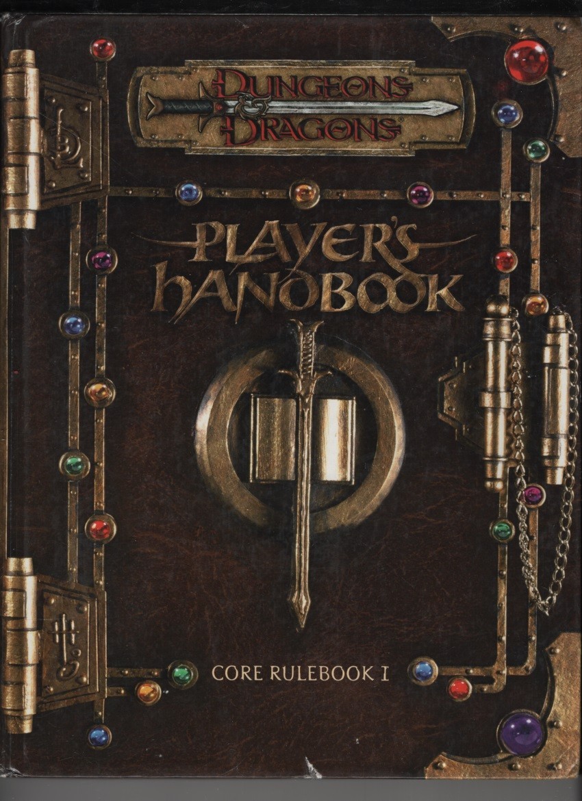 D&D Dungeons and Dragons Player’s Handbook by Jonathan Tweet No CD FREE SHIPPING