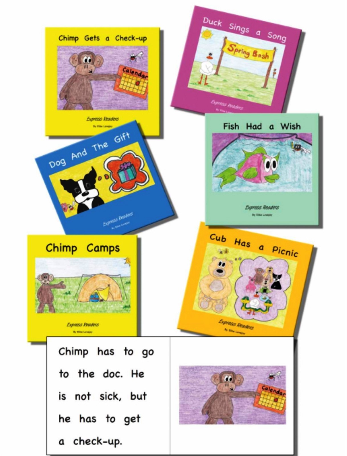 Decodable Book Set, Step 3 6 Books Staple Bound