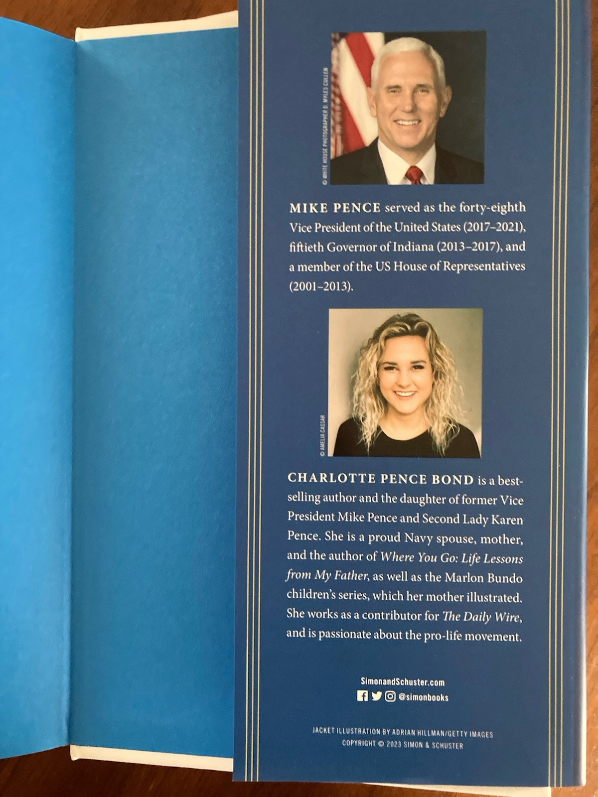 Go Home for Dinner – by Mike Pence (Hardcover) NEW!