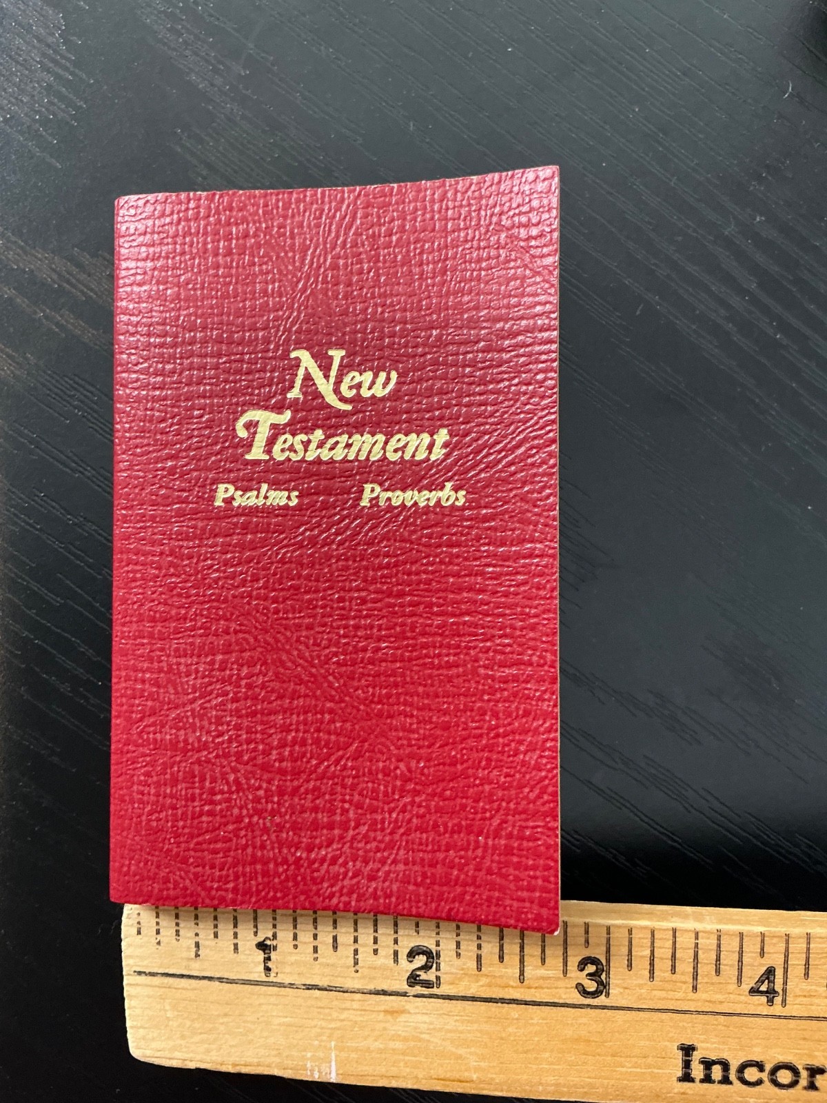 Vintage Pocket New Testament Bible 1968 National Bible Press Red USA Jesus