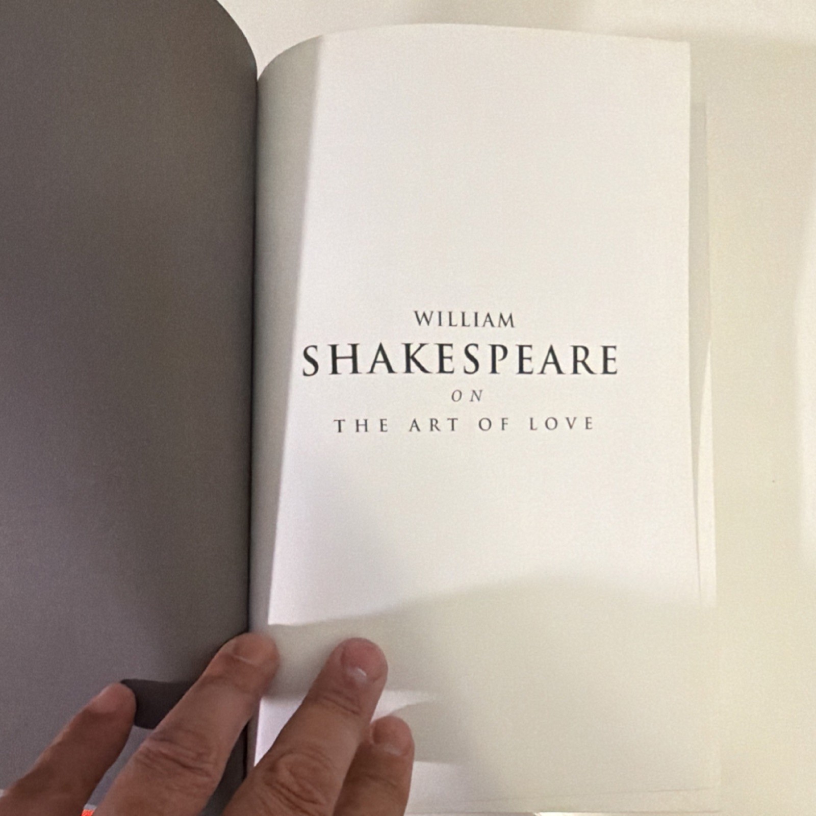 William Shakespeare Art of Love Hardcover Illustrated 1st Ed Duncan Baird 2008