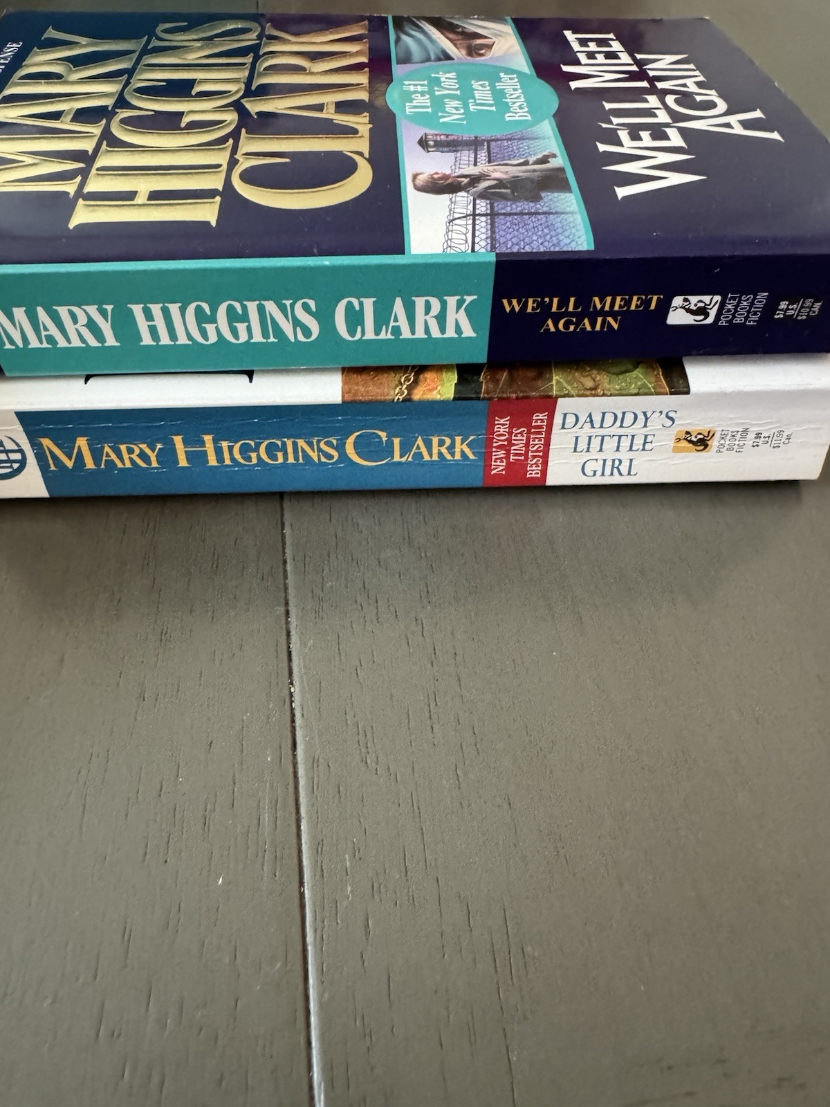 Mary Higgins Clark Daddy’s Little Girl & We’ll Meet Again 2-Book Lot PB Mystery