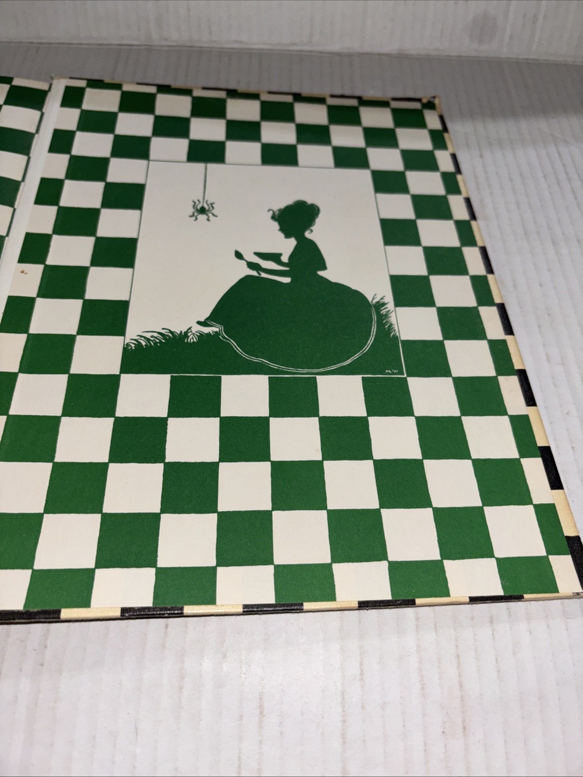 Vintage 1966 The Real Mother Goose Hardcover Nursery Rhymes Book 12×9.25″
