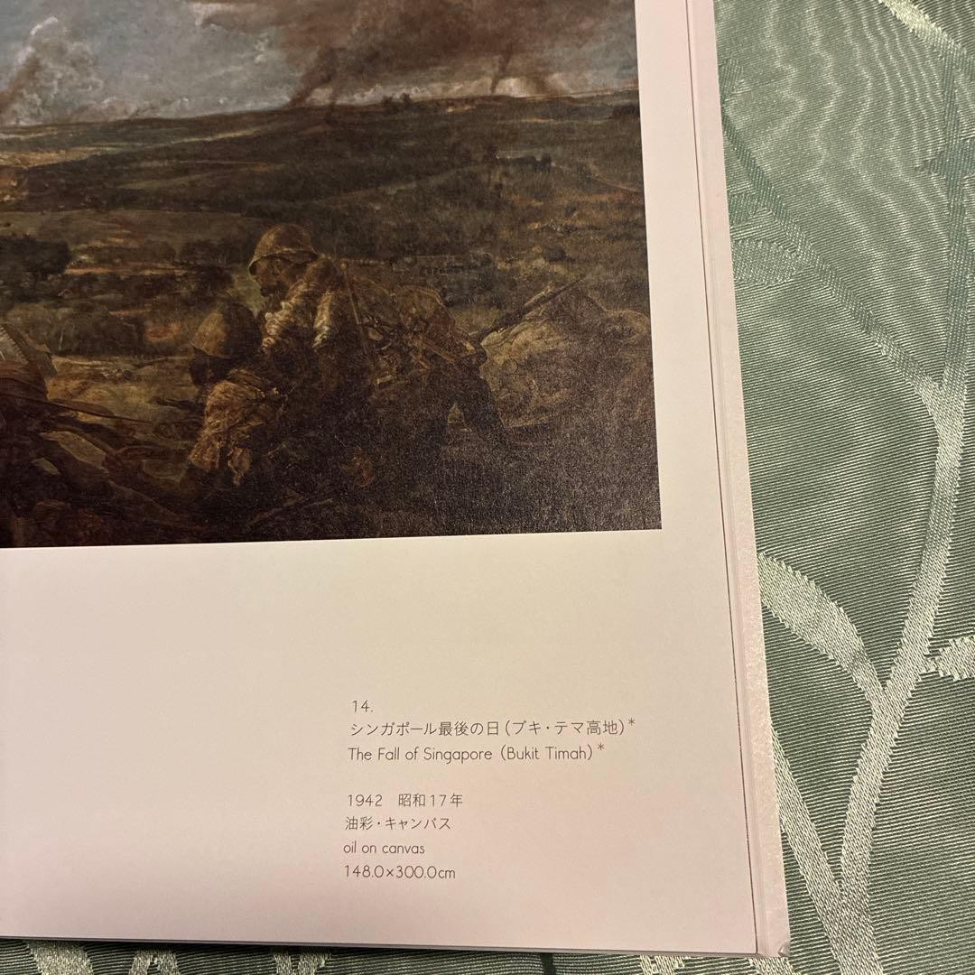 Fujita Tsuguharu War Paintings Art Record 30x21cm Exhibited Works