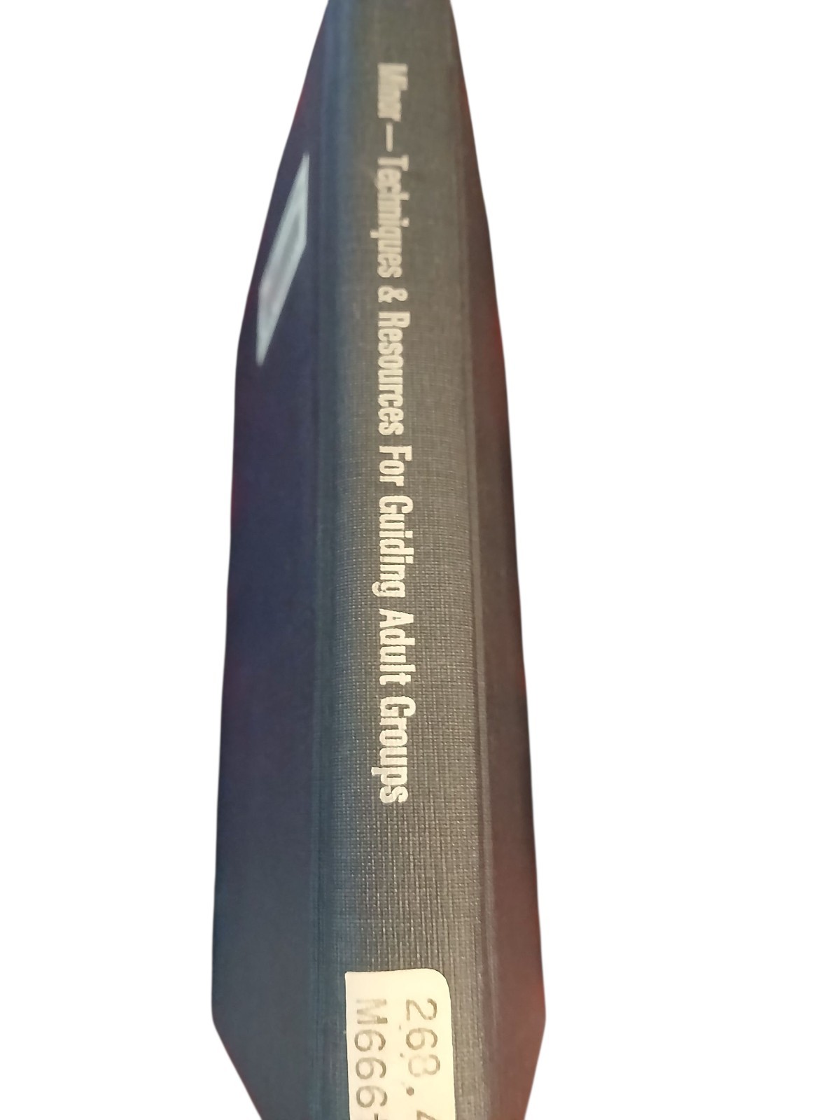 Techniques and Resources For Guiding Adult Groups By Harold D. Minor HC 1972