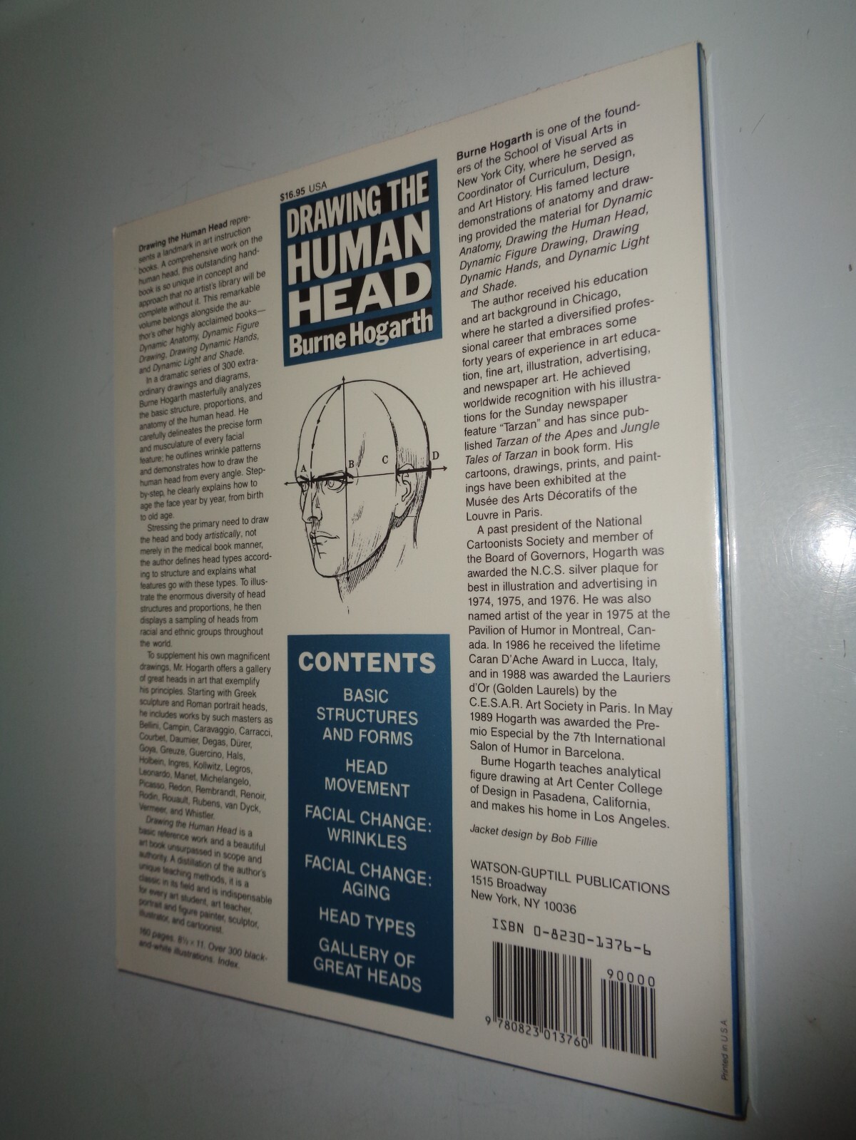 Drawing The Human Head By Burne Hogarth Paperback Excellent