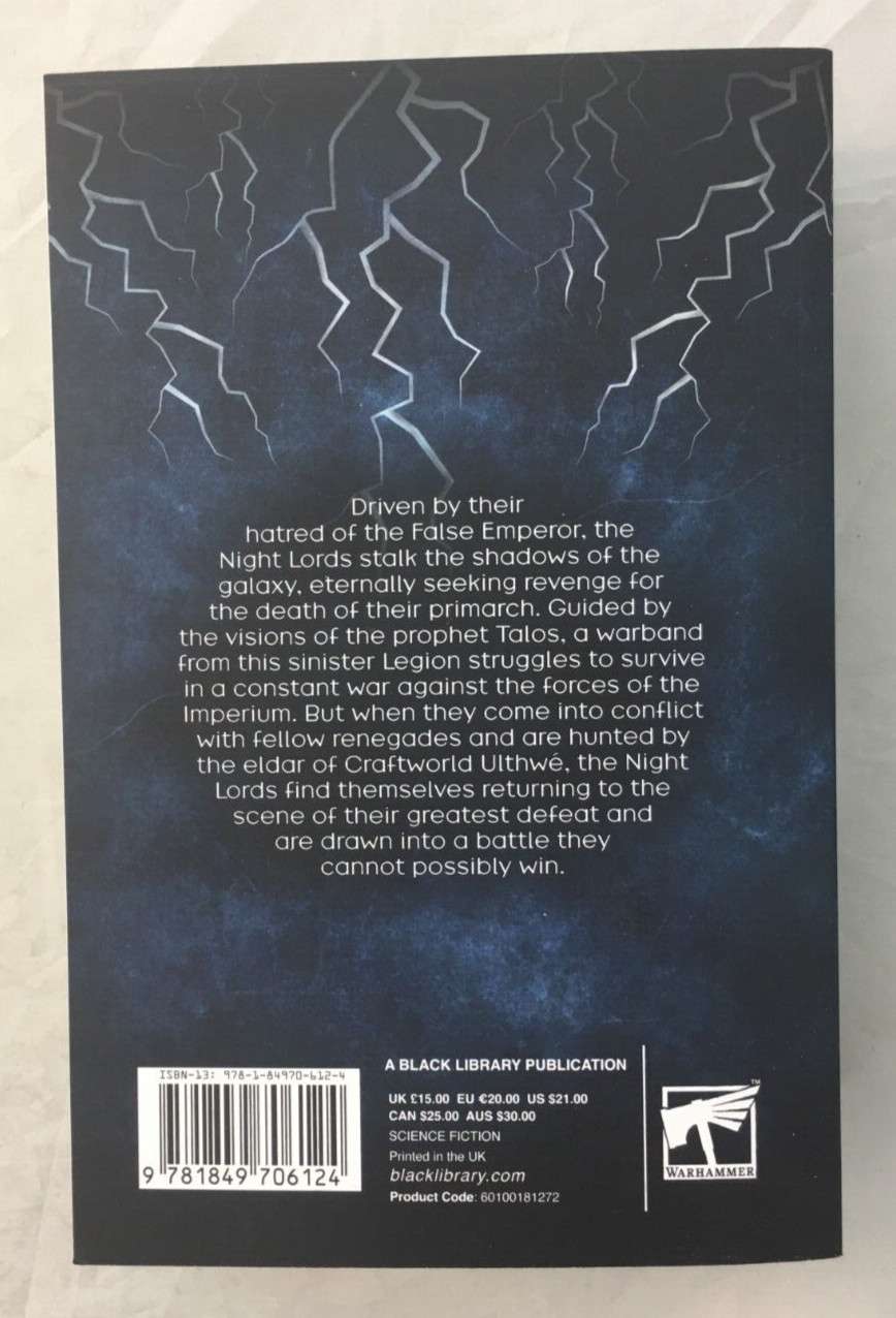 Night Lords: The Omnibus by Aaron Dembski-Bowden -Warhammer 40k -2021, Paperback
