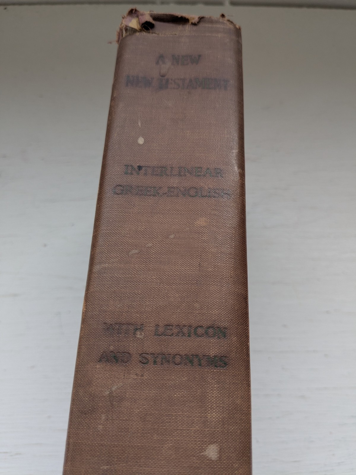 1943 Interlinear Greek-English New Testament – George Rikker Berry Hardback