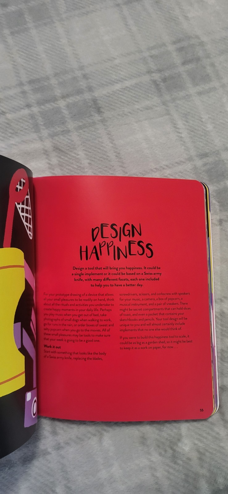 Draw and Be Happy: Art Exercises to Bring You Joy – Paperback -New