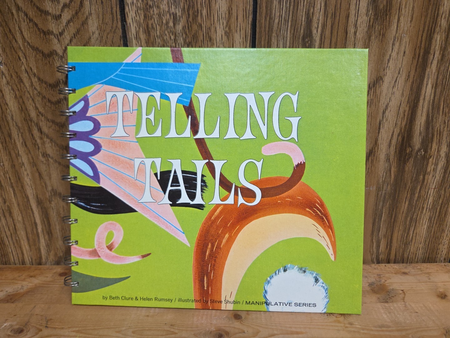 Vintage 1974 “TELLING TALES” Manipulative Book By Beth Clure & Helen Rumsey
