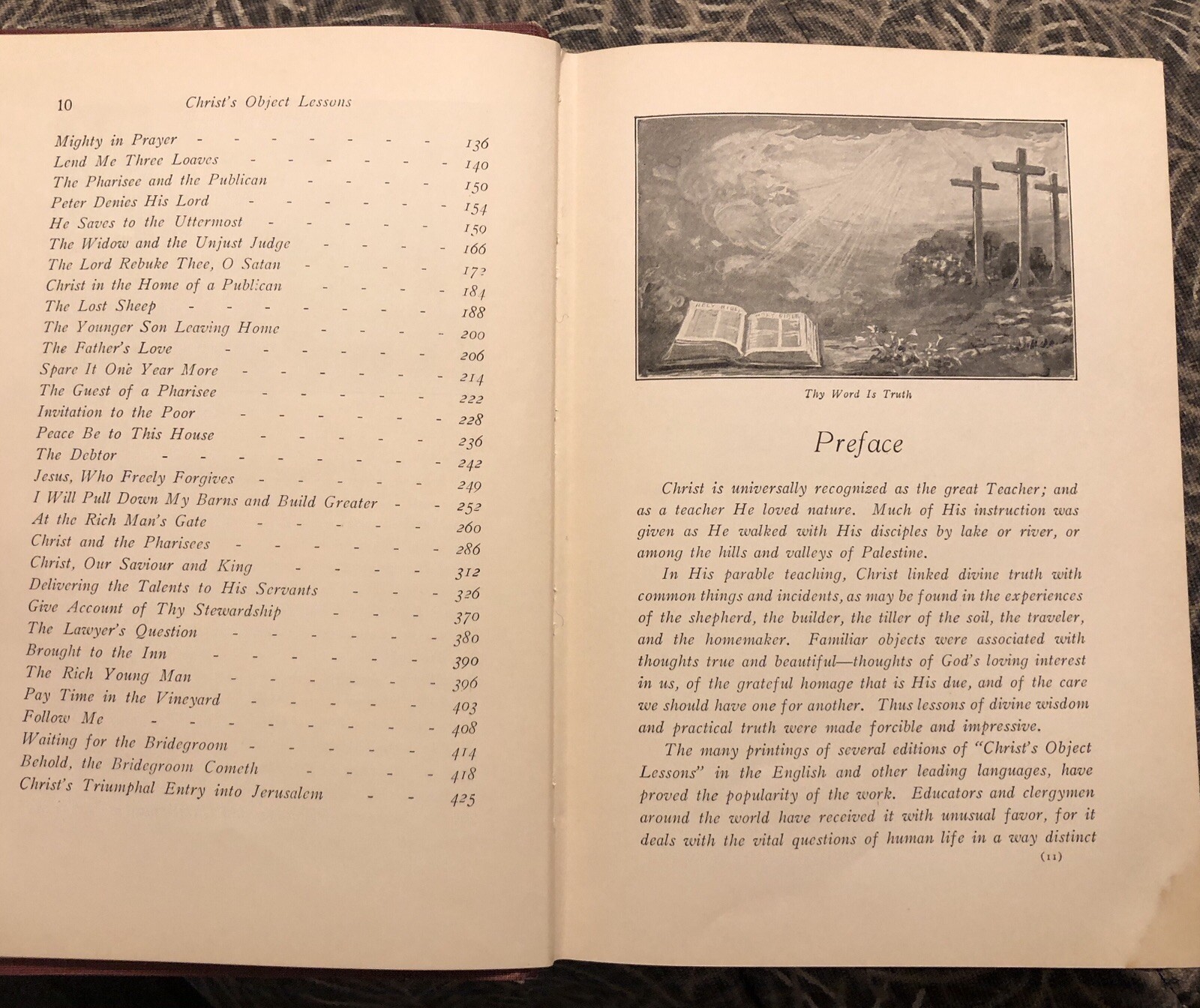 Christ’s Object Lessons by Ellen G. White 1942 Review and Herald SDA HC