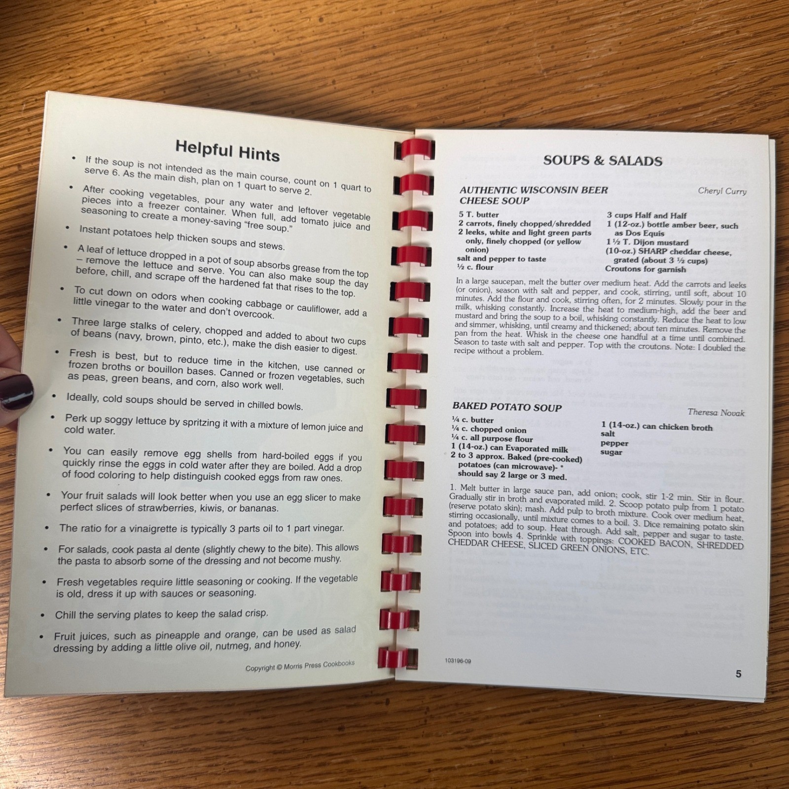 Recipes from Home Crossroads Community Church MOPS Cookbook 2009 Morris Press