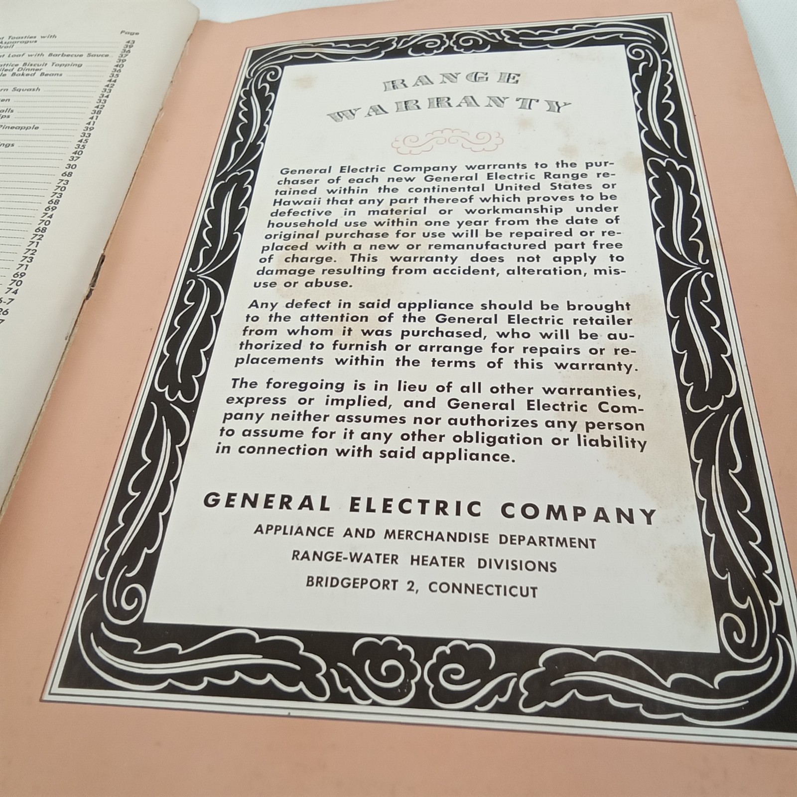Vintage 1950s Cookbook Enjoy Speed Cooking General Electric Range 79 Pages